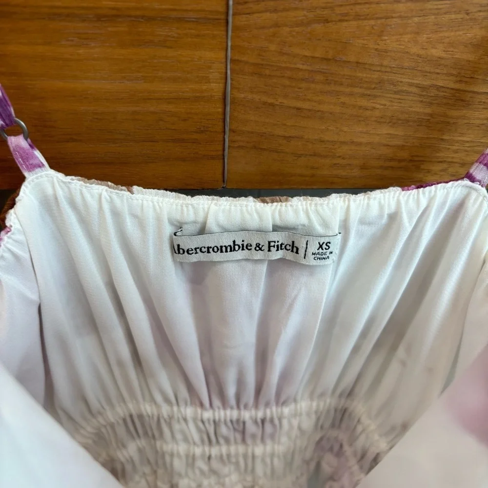 NWOT Abercrombie & Fitch Maxi Floral Dress, Size XS